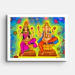 goddess-lakshmi-and-lord-ganesha-painting