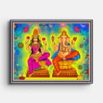 goddess-lakshmi-and-lord-ganesha-painting