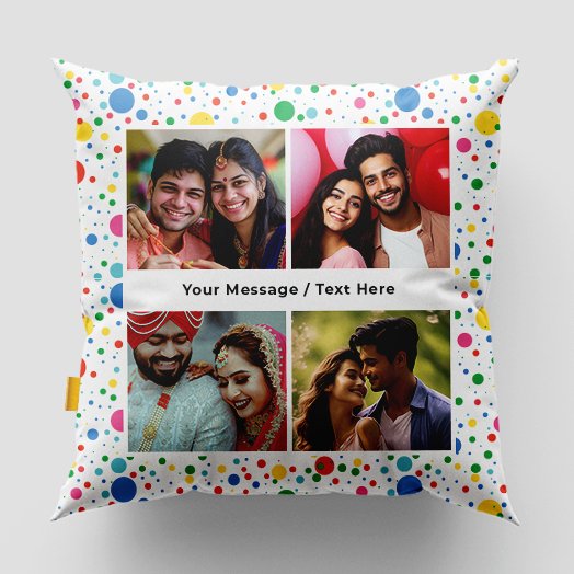 Personalized pillow with photo